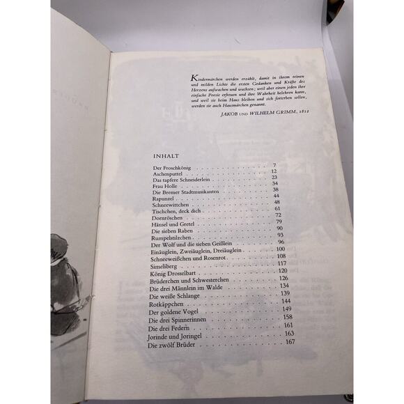 Grimms' Fairy Tales by Janusz Grabianski (First Edition, 1962, Hardcover) - Picture 11 of 13